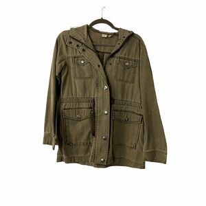 Women's Olive Green Utility Jacket
